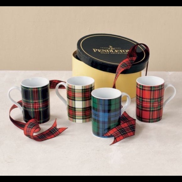 DISO Pendleton Tartan Mug Set - Picture 1 of 2